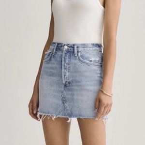 AGOLDE Quinn Denim Skirt
